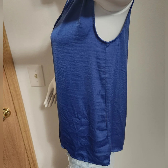 Merona‎ blue sleeveless blouse size small - Picture 10 of 10
